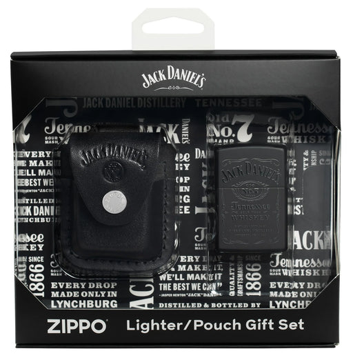 Zippo 48460 Jack Daniel's® Lighter and Pouch Gift Set Case · Pouch · Clip ONE