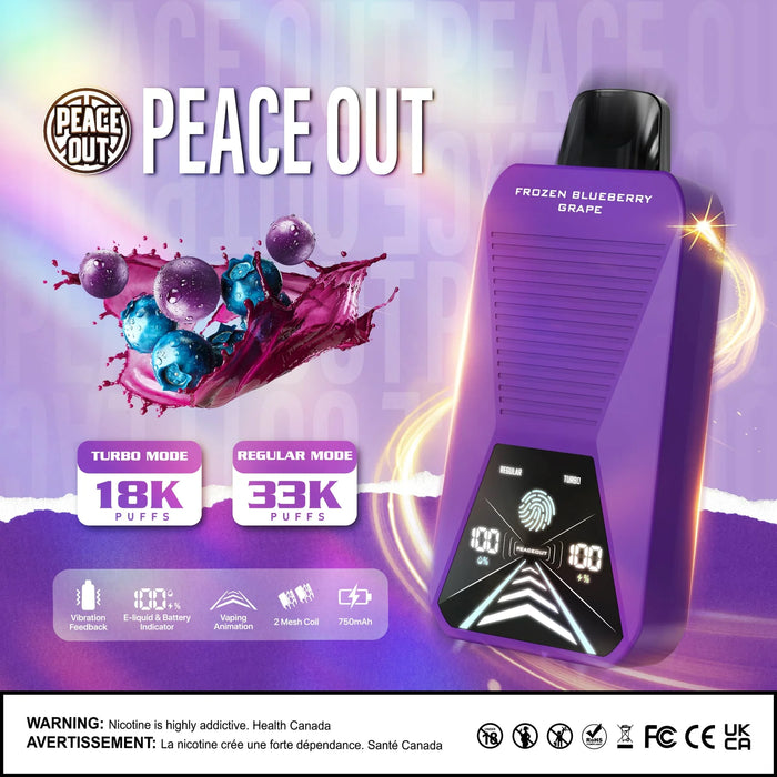 [ON] Peace Out |  Bazooka 33k Box of 5