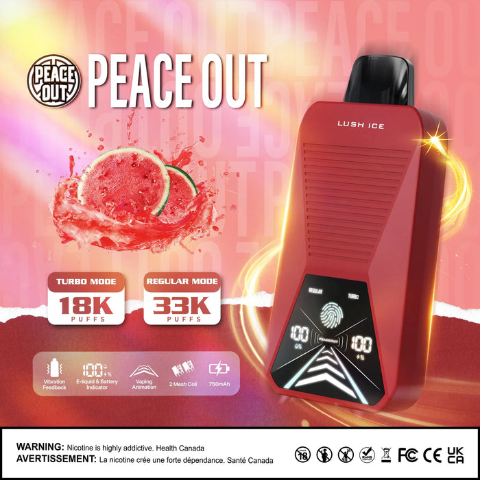 [ON] Peace Out |  Bazooka 33k Box of 5