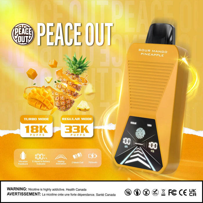 [ON] Peace Out |  Bazooka 33k Box of 5