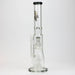 [2 Pack Bundle] 17.5" H2O glass water bong with shower head percolator [H2O-5003] Glass Bong ONE