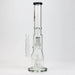 [2 Pack Bundle] 17.5" H2O glass water bong with shower head percolator [H2O-5003] Glass Bong ONE