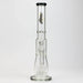 [2 Pack Bundle] 17.5" H2O glass water bong with shower head percolator [H2O-5003] Glass Bong ONE