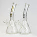 WellCann | 8" Clear Glass Beaker Bong with Bent Neck Bongs Smoking Cat Distribution