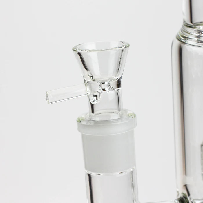 [2 Pack Bundle] 17.5" H2O glass water bong with shower head percolator [H2O-5003] Glass Bong ONE