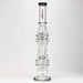 [2 Pack Bundle] 21" H2O Dual percolator glass water bong [H2O-5004] Glass Bong ONE