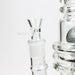 [2 Pack Bundle] 21" H2O Dual percolator glass water bong [H2O-5004] Glass Bong ONE