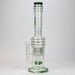 [2 Pack Bundle] 17" H2O glass water bong with double layer honeycomb [H2O-5005] Glass Bong ONE