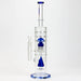 [2 Pack Bundle] 17" H2O dual diffuser glass water bong [H2O-5002] Glass Bong ONE