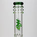 [2 Pack Bundle] 17" H2O glass water bong with double layer honeycomb [H2O-5005] Glass Bong ONE