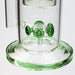 [2 Pack Bundle] 17" H2O glass water bong with double layer honeycomb [H2O-5005] Glass Bong ONE