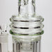 [2 Pack Bundle] 17" H2O glass water bong with double layer honeycomb [H2O-5005] Glass Bong ONE