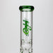 [2 Pack Bundle] 18" H2O glass water bong with triple mini shower head diffuser [H2O-5007] Glass Bong ONE