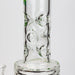 [2 Pack Bundle] 18" H2O glass water bong with triple mini shower head diffuser [H2O-5007] Glass Bong ONE