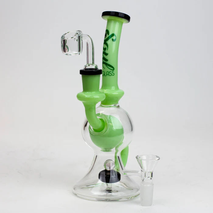 [4 Pack Bundle] 8" SOUL Glass 2-in-1 recycler bong [S2084] Glass Bong ONE