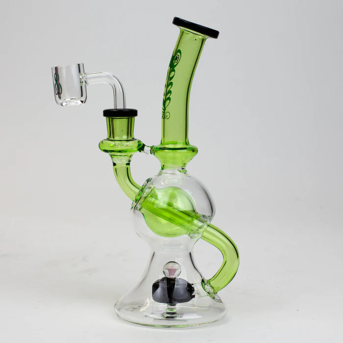 [4 Pack Bundle] 8" SOUL Glass 2-in-1 recycler bong [S2084] Glass Bong ONE