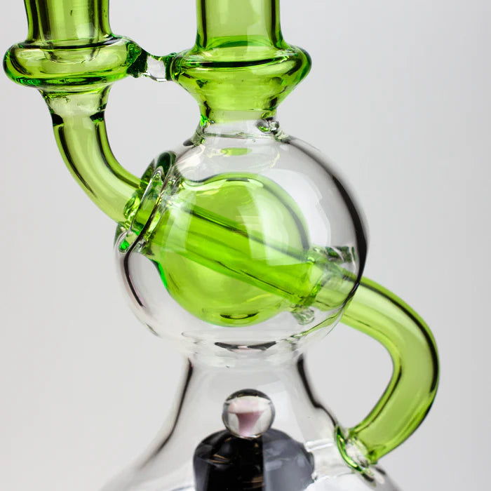 [4 Pack Bundle] 8" SOUL Glass 2-in-1 recycler bong [S2084] Glass Bong ONE