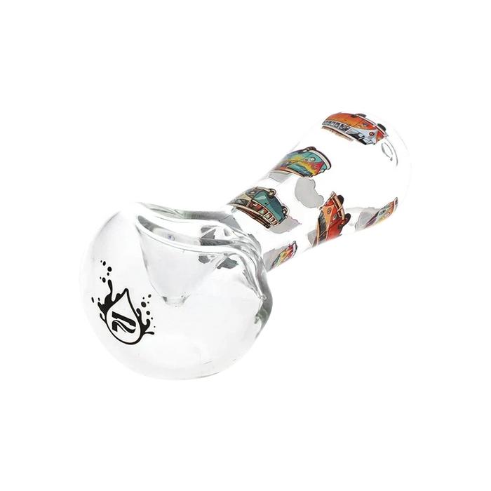 SC Pulsar VW Bus 4.5" Glass Spoon Pipe 3 Count set Glass Pipe Smoking Cat Distribution(S)