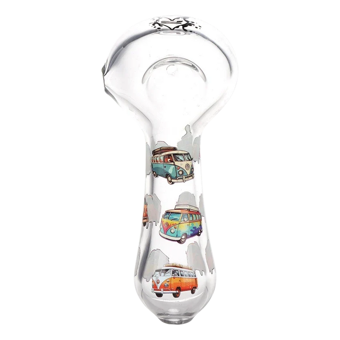Pulsar VW Bus 4.5" Glass Spoon Pipe 3 Count set Glass Pipe Smoking Cat Distribution