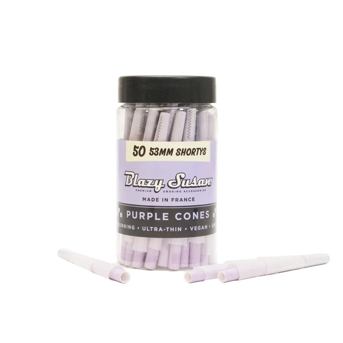 Blazy Susan | Purple shorty Cones Pack of 50