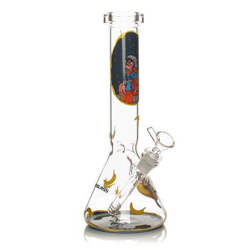 Red Eye Glass® | 12" Space Monkey Water Pipe [REG141] Glass Bong Smoking Cat Distribution
