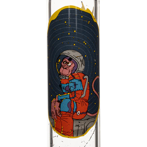 Red Eye Glass® | 12" Space Monkey Water Pipe [REG141] Glass Bong Smoking Cat Distribution