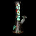 Red Eye Glass® | 10" Sugar Skull Glow-in-the-Dark Water Pipe [REG160] Glass Bong Smoking Cat Distribution