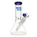 Red Eye Glass® | 8" Beaker Base Water Pipe[REG216] Glass Bong Smoking Cat Distribution Blue