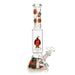 Red Eye Glass 12" Dual Chamber Jack O Lantern Perc Bong Bongs Smoking Cat Distribution Default Title