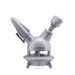 Ooze | UFO Silicone Water Pipe & Dab Straw Bongs Cannatron Stellar Silver