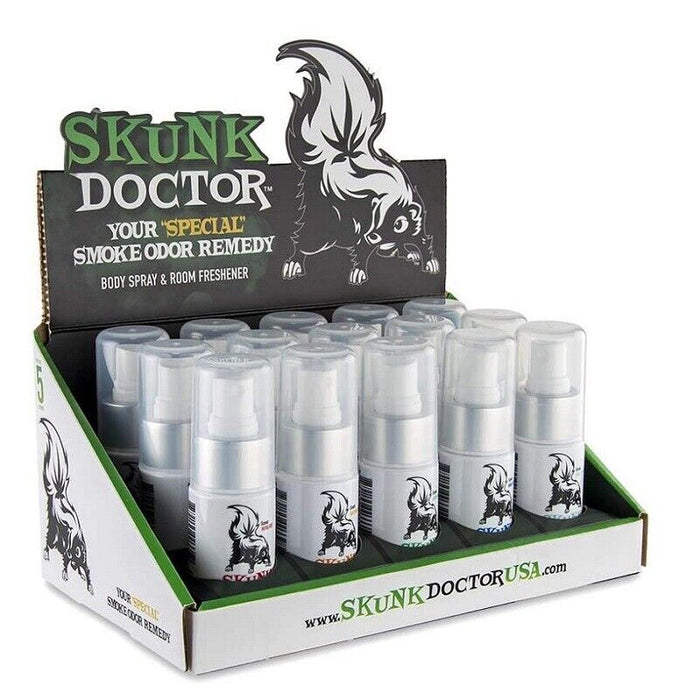 Skunk Doctor | Smoke Odor Eliminator Body Spray Display of 15