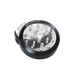SharpStone® | CLEAR TOP 2 PIECE HERB GRINDER - 2.2" [ GRI906 ] Regular Grinder NIBO Distribution BLACK