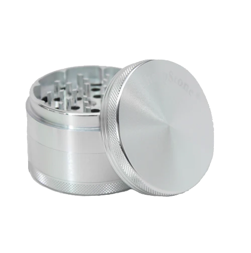 SharpStone® | HARD TOP 4 PIECE GRINDER - 1.5" [ GRI901 ] Regular Grinder NIBO Distribution SILVER