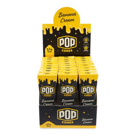 Pop Cones | 1 1/4 6pk Pre-Rolled Cones with Flavor Tip 24ct Display