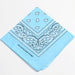Cotton Bandana 12 display Bandana NIBO Distribution SKY BLUE