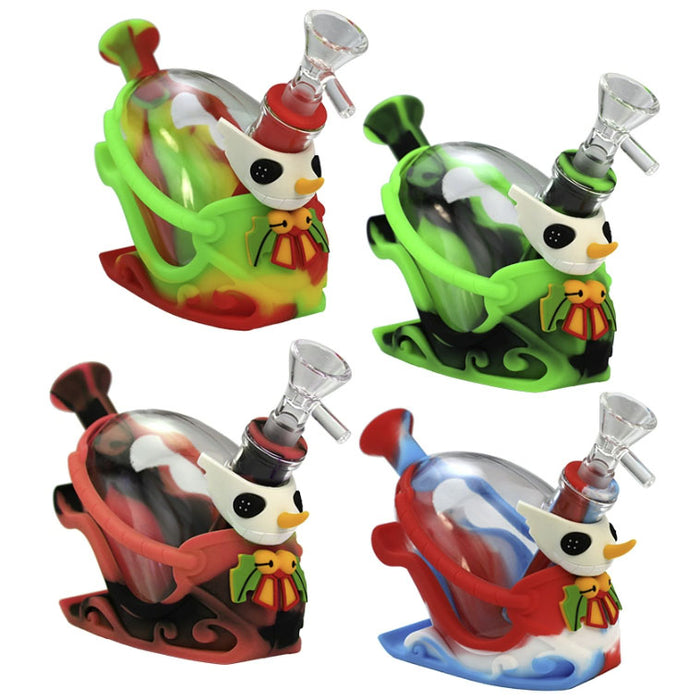 5" Sledge water pipe-Assorted [H362] Resin · Silicone · Plastic Bong YHS Smoke