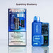 FRIOBAR | MX 10K Rechargeable Disposable Vape Box of 5 Disposable Vape Canadian National Distributors Sparling Blueberry
