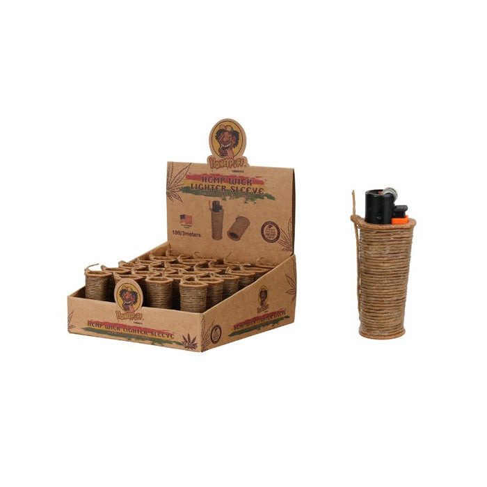 HoneyPuff | EcoTwist Hemp Lighter Sleeve – 10″ [P1322]