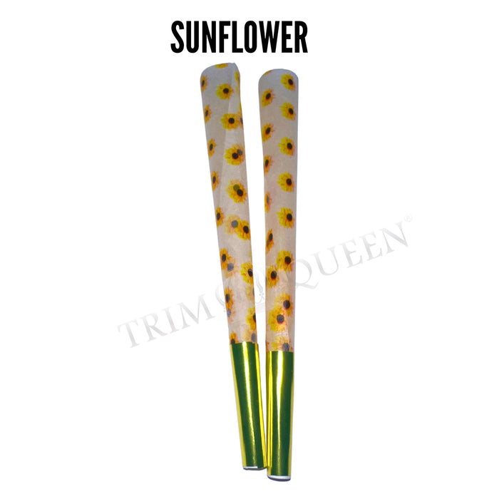 TRIM QUEEN | KING SIZE TOKE CONES-8 CONES Pre-rolled Cone Trim Queen SUNFLOWER