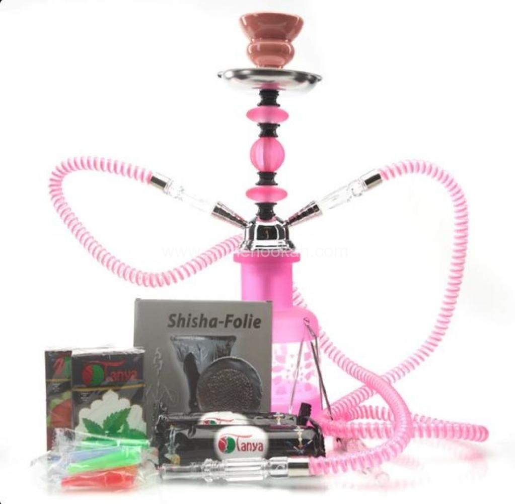 Tanya Hookah Kit 2 2 Hose Hookah Combo 18" — One Wholesale