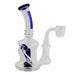BoroSci | 6" Circ Recycler Glass Rig Glass Rig Maq Distributors Blue