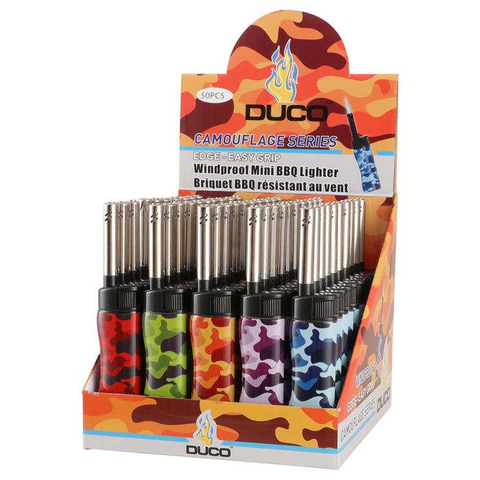 DUCO™ | EDGE – Camouflage Collection Windproof Mini Candle Lighter (Display of 50)