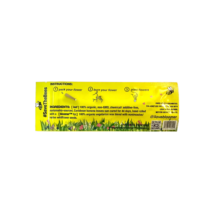 bloomer™ | sweet banana leaf cones box of 20 ROLLING PAPER bloomer