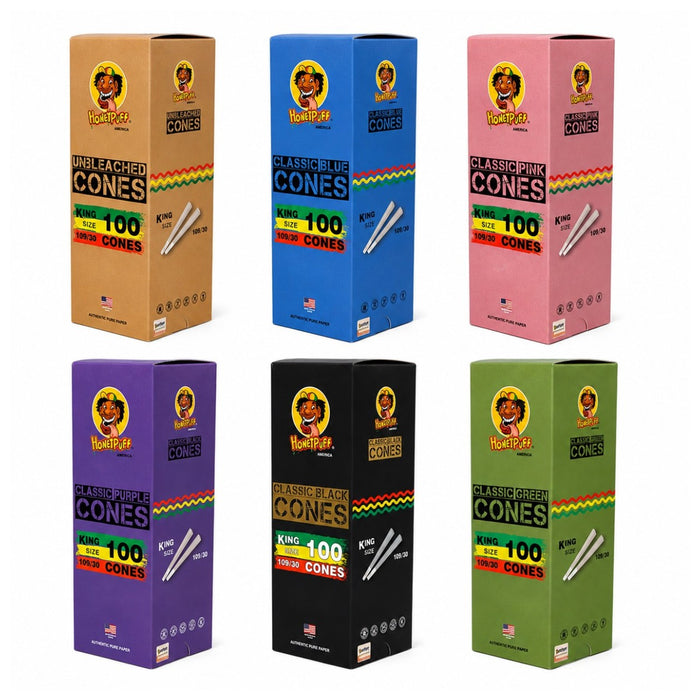 HoneyPuff 1¼ Size Pre-Rolled Cones – 75 Pack Pre-rolled Cone (Display Pack) Super Supplys Inc