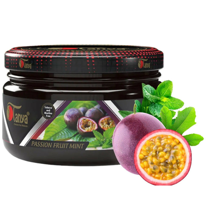 TANYA HOOKAH FLAVOR 250G CAN ZERO NICOTINE- ZERO TOBACCO Hookah Accessories Jatiimports LLC PASSIONFRUIT MINT