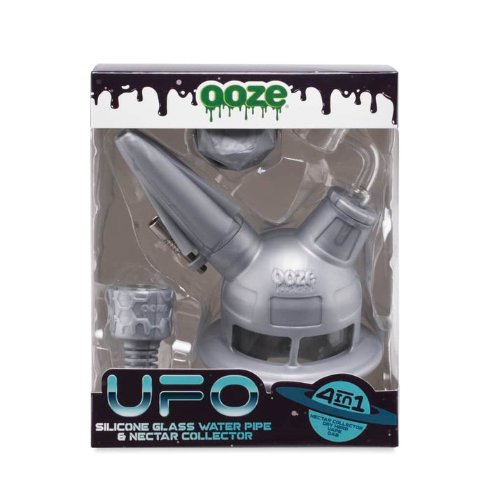 Ooze | UFO Silicone Water Pipe & Dab Straw Bongs Cannatron