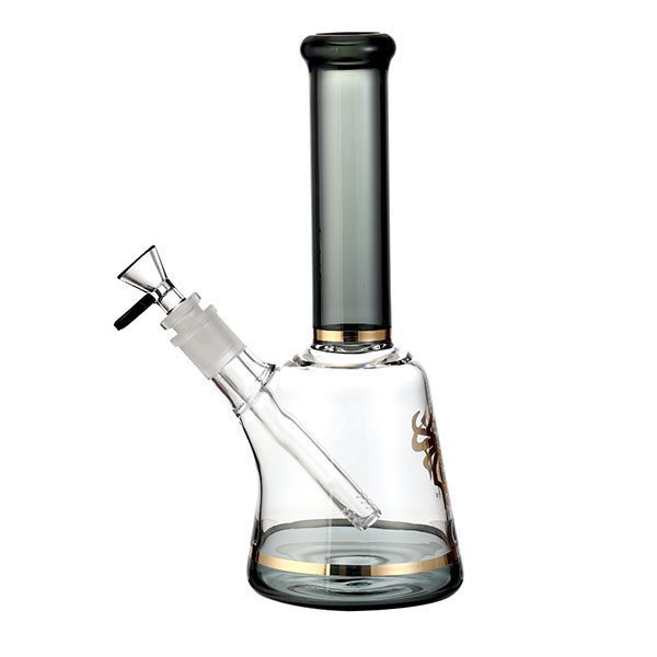 Xtreme | 11″ Color Tube Beaker Bong – (XTR-212) Glass Bong Canadian Distributor Black