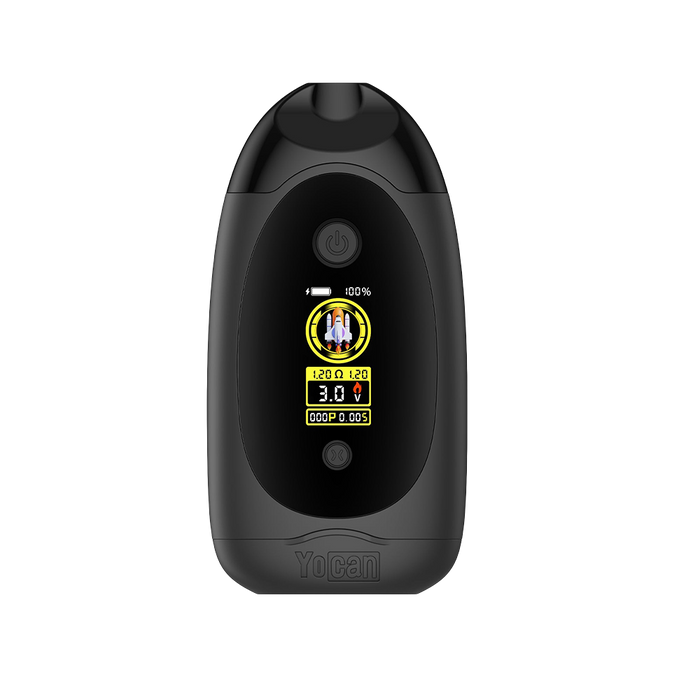 Yocan | Dubb Dual Cartridge Digital Vaporizer Assorted Colours 510 Battery Smoking Cat Distribution(S) BLACK