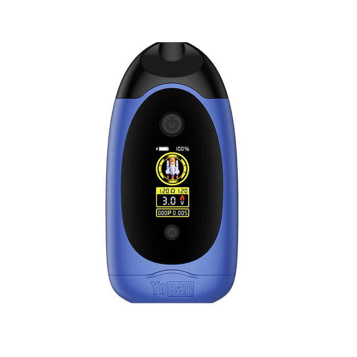 Yocan | Dubb Dual Cartridge Digital Vaporizer Assorted Colours 510 Battery Smoking Cat Distribution(S) BLUE