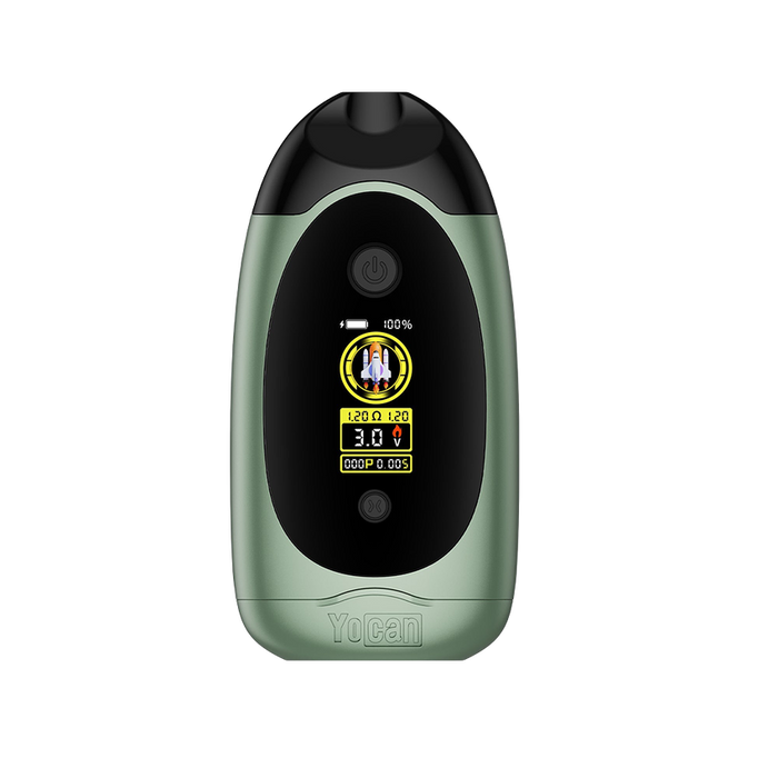 Yocan | Dubb Dual Cartridge Digital Vaporizer Assorted Colours 510 Battery Smoking Cat Distribution(S) GREEN